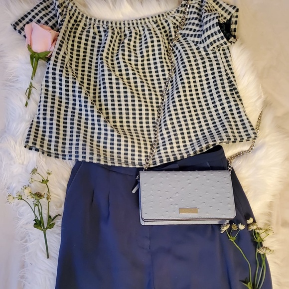 Aritzia Babaton Lazarus Culottes Pants (Navy blue) Size 0 - Picture 2 of 8